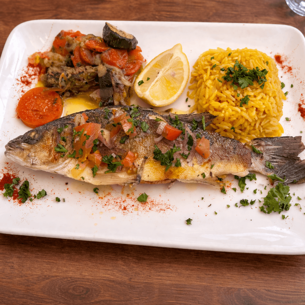 Dorade entière grillée